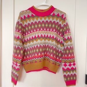 Marc New York / Andrew Marc Women’s Vibrant Crew Neck Sweater, Size M